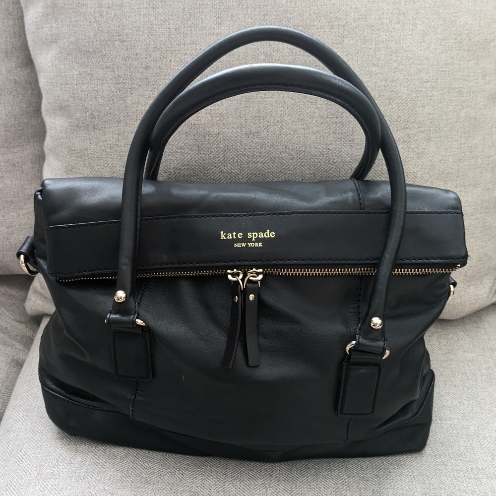 Kate Spade Black Satchel purse WITHOUT crossbody strap